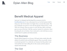 Tablet Screenshot of dylanallen.net